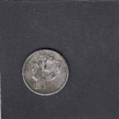 Beschrijving: 25 Cent WILHELMINA
